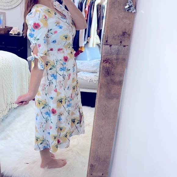 Gibson Latimer floral maxi dress size small - Picture 3 of 9